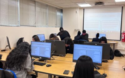 Estudiantes del Liceo Mariano Latorre disfrutaron de una salida pedagógica en Campus Beauchef